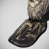 Venum Tiger Kids Shin Guards Black/Orange