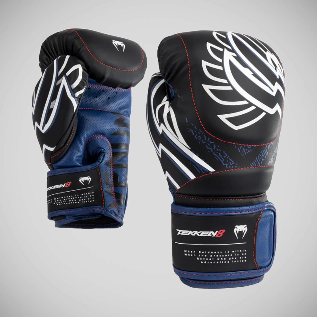 Venum x Tekken 8 Jin Kazama Boxing Gloves Black/White