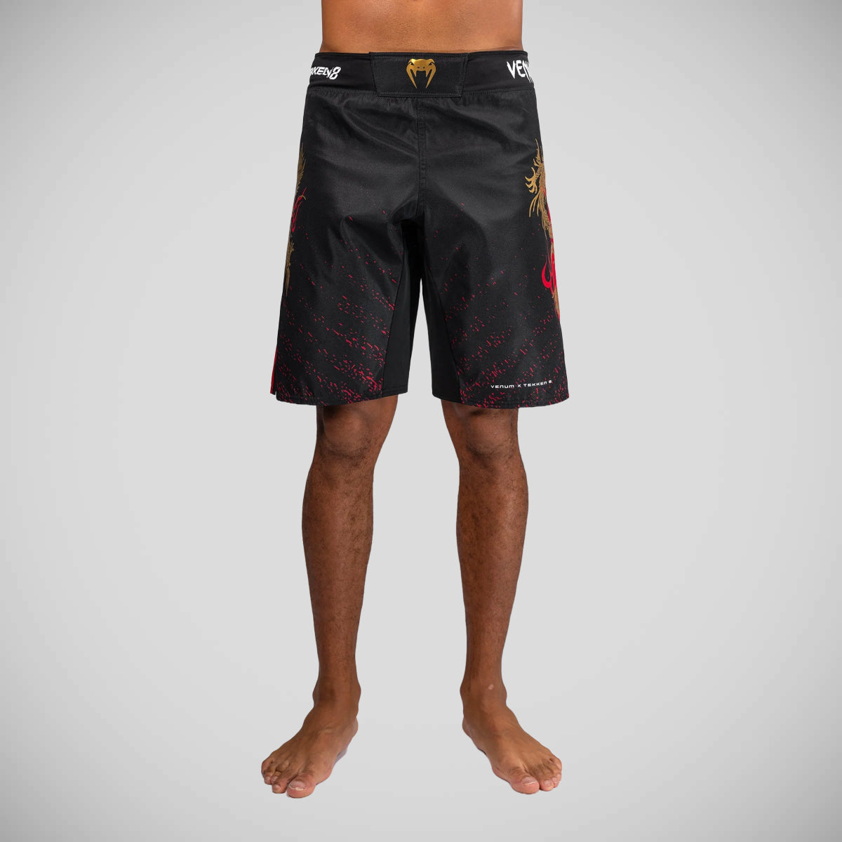 Venum x Tekken 8 Marshall Law Fight Shorts Black/Gold