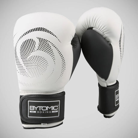 White/Black Bytomic Legacy Leather Boxing Gloves