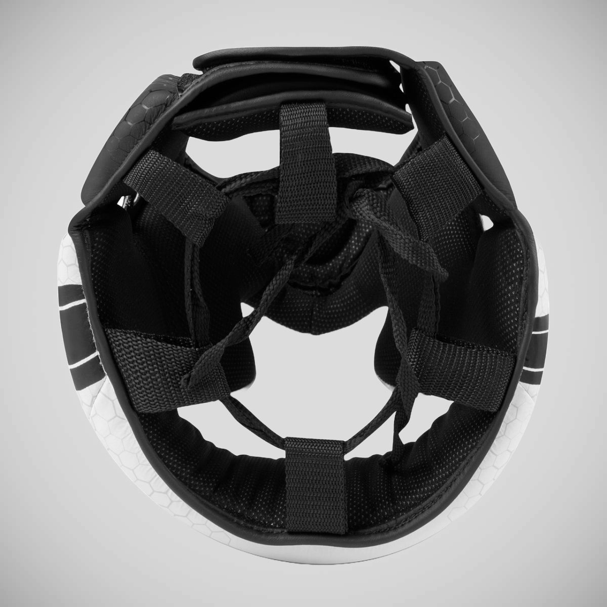 White/Black Fumetsu Alpha Pro Head Guard