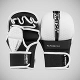 White/Black Fumetsu Alpha Pro MMA Sparring Gloves