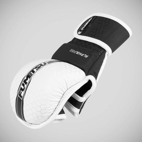 White/Black Fumetsu Alpha Pro MMA Sparring Gloves