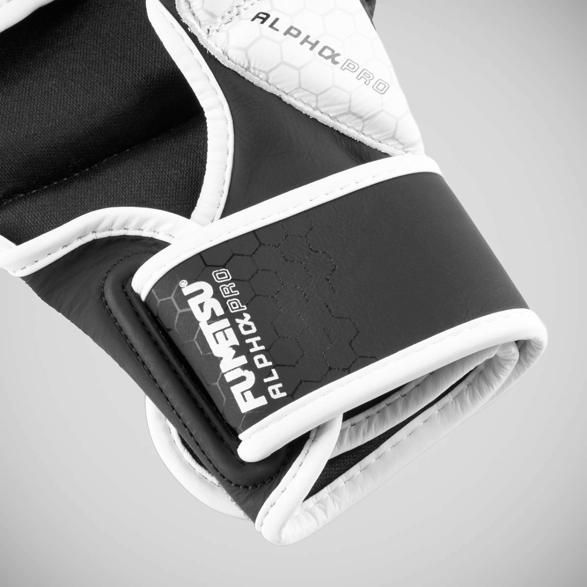 White/Black Fumetsu Alpha Pro MMA Sparring Gloves