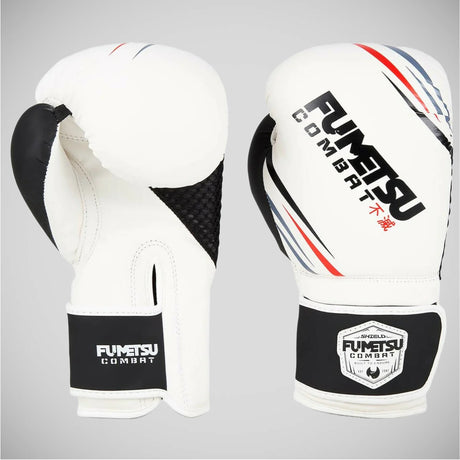 White/Black Fumetsu Shield Boxing Gloves