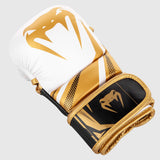 White/Black/Gold Venum Challenger 3.0 MMA Sparring Gloves