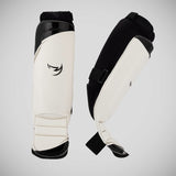 White/Black/Grey Fumetsu Ghost S3 MMA Shin Guards