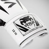 White/Black Venum Elite Boxing Gloves