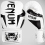 White/Black Venum Elite Boxing Gloves
