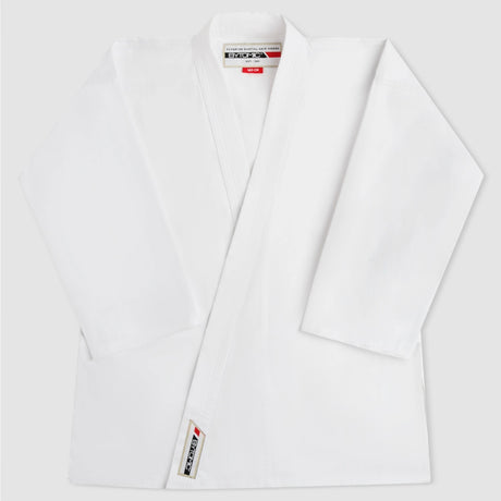 White Bytomic Red Label 7oz Cotton Adult Karate Uniform