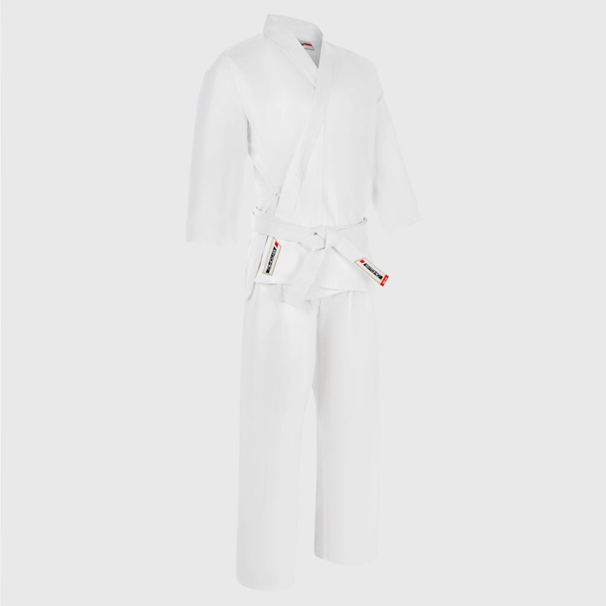 White Bytomic Red Label 7oz Cotton Kids Martial Arts Uniform