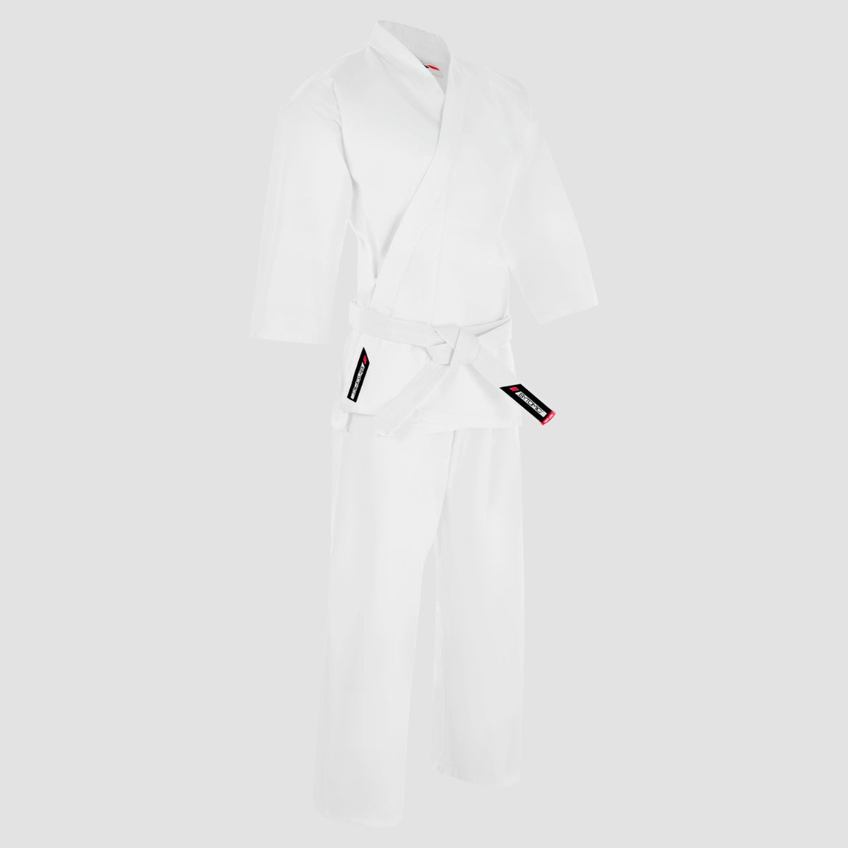 White Bytomic Red Label 7oz Lightweight Adult Karate Uniform