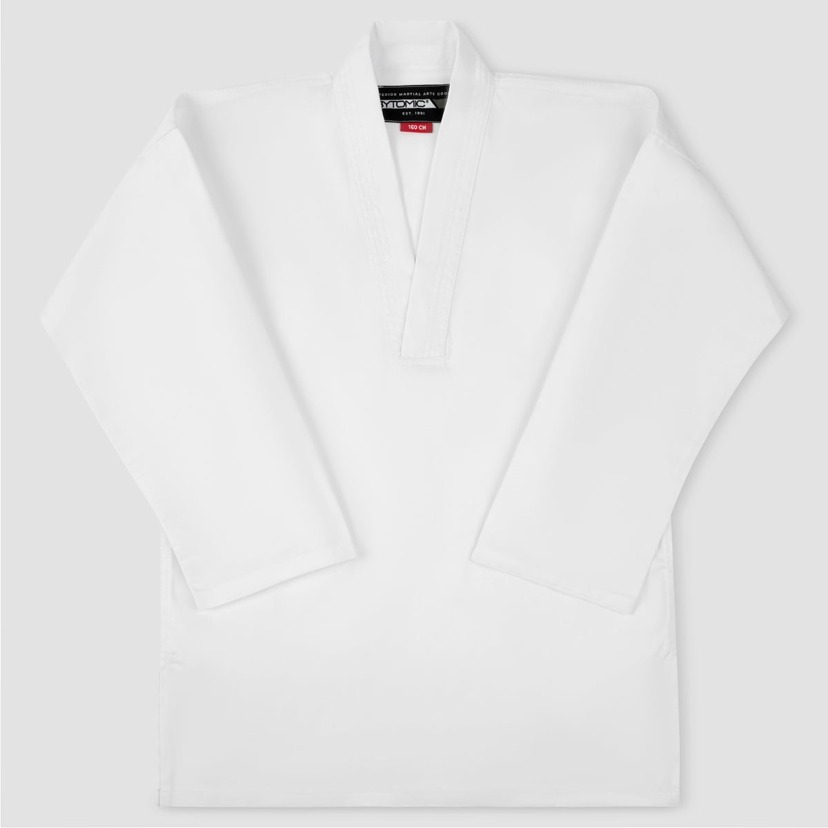 White Bytomic Red Label V-Neck Kids Martial Arts Uniform