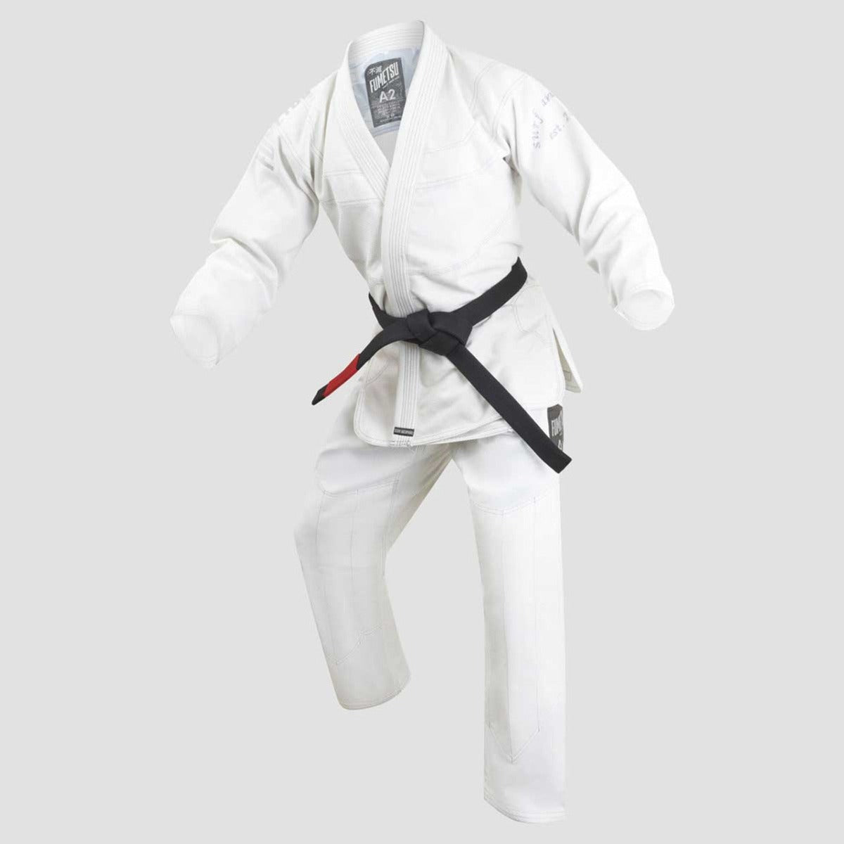 White Fumetsu Waves BJJ Gi