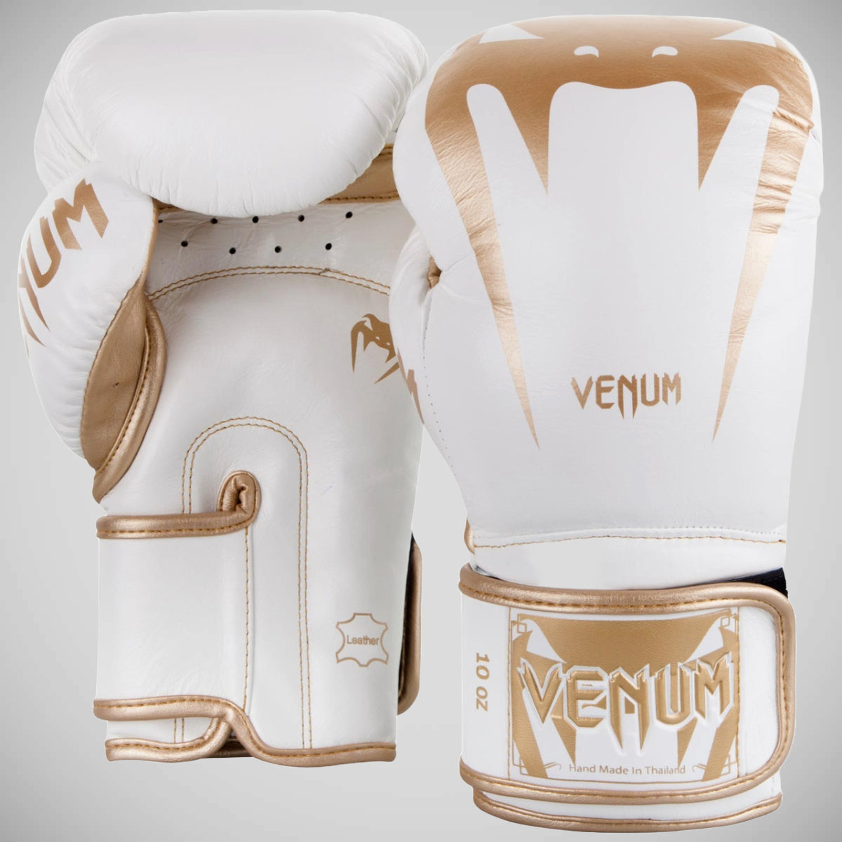 White/Gold Venum Giant 3.0 Boxing Gloves