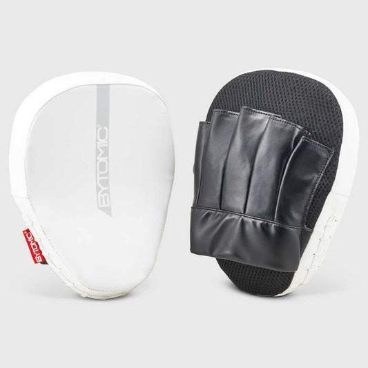 White/Grey/Black Bytomic Red Label Focus Mitts