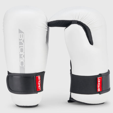 White/Grey Bytomic Red Label Pointfighter Gloves