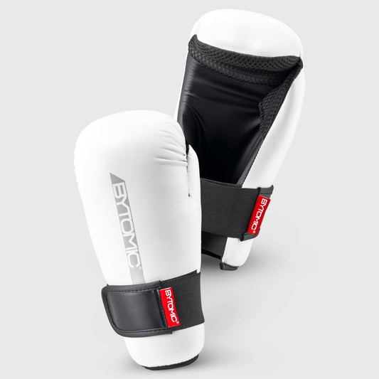 White/Grey Bytomic Red Label Pointfighter Gloves