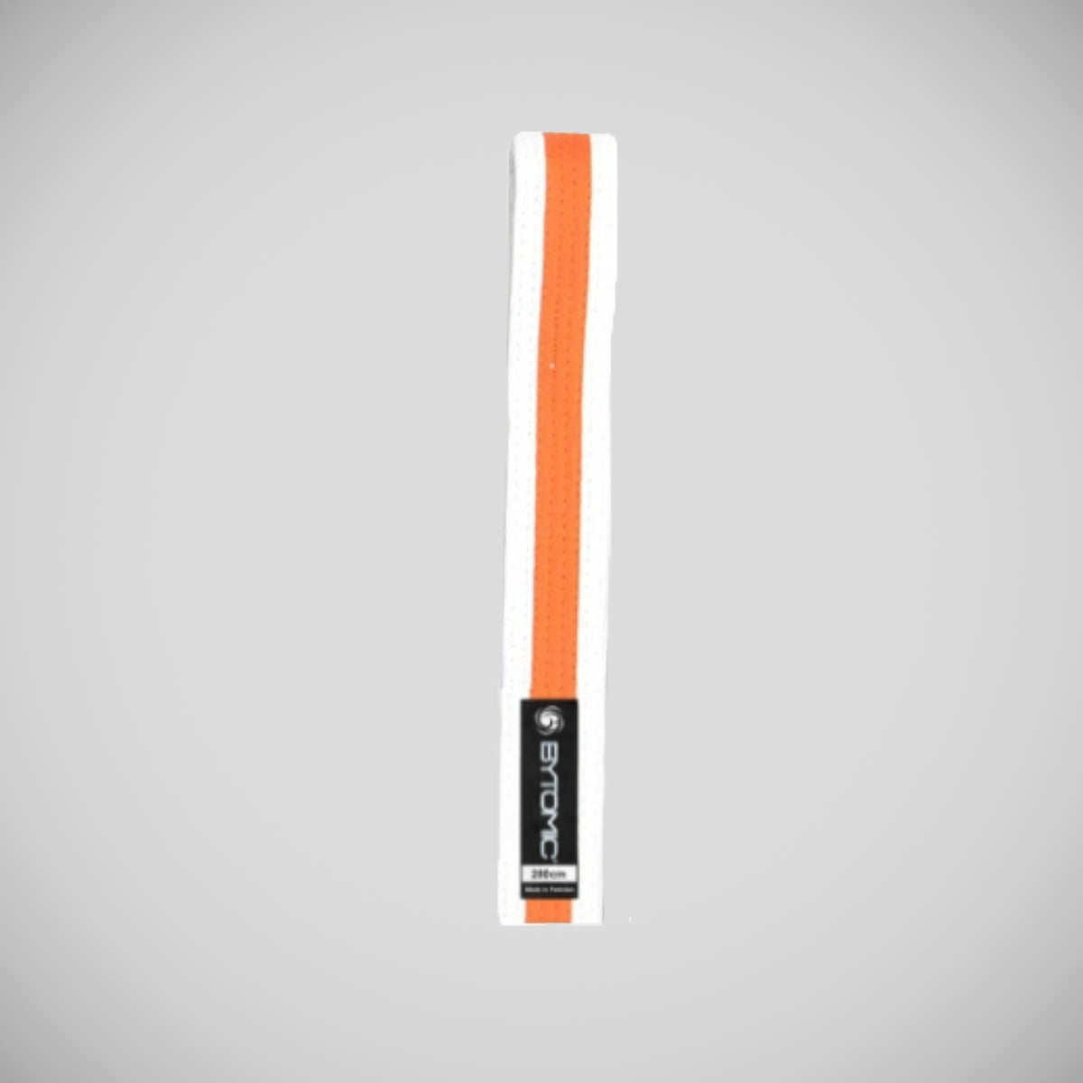 White/Orange Bytomic White Belt with Stripe