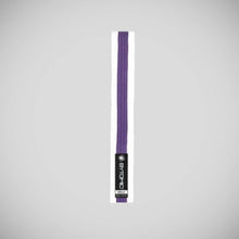 White/Purple Bytomic White Belt with Stripe Pack of 10
