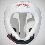 White Top Ten Avantgarde Head Guard