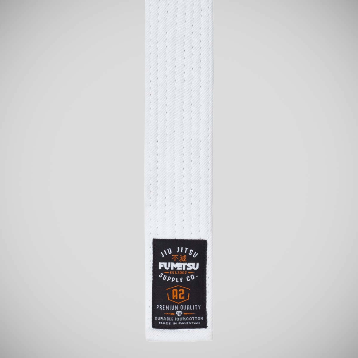 White Fumetsu V2 Adult BJJ Belt