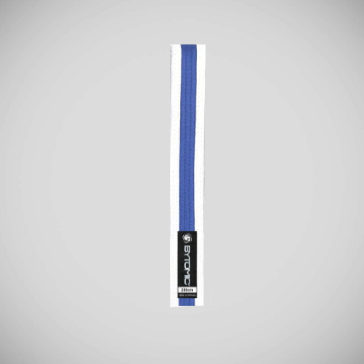 White/Blue Bytomic White Belt with Stripe