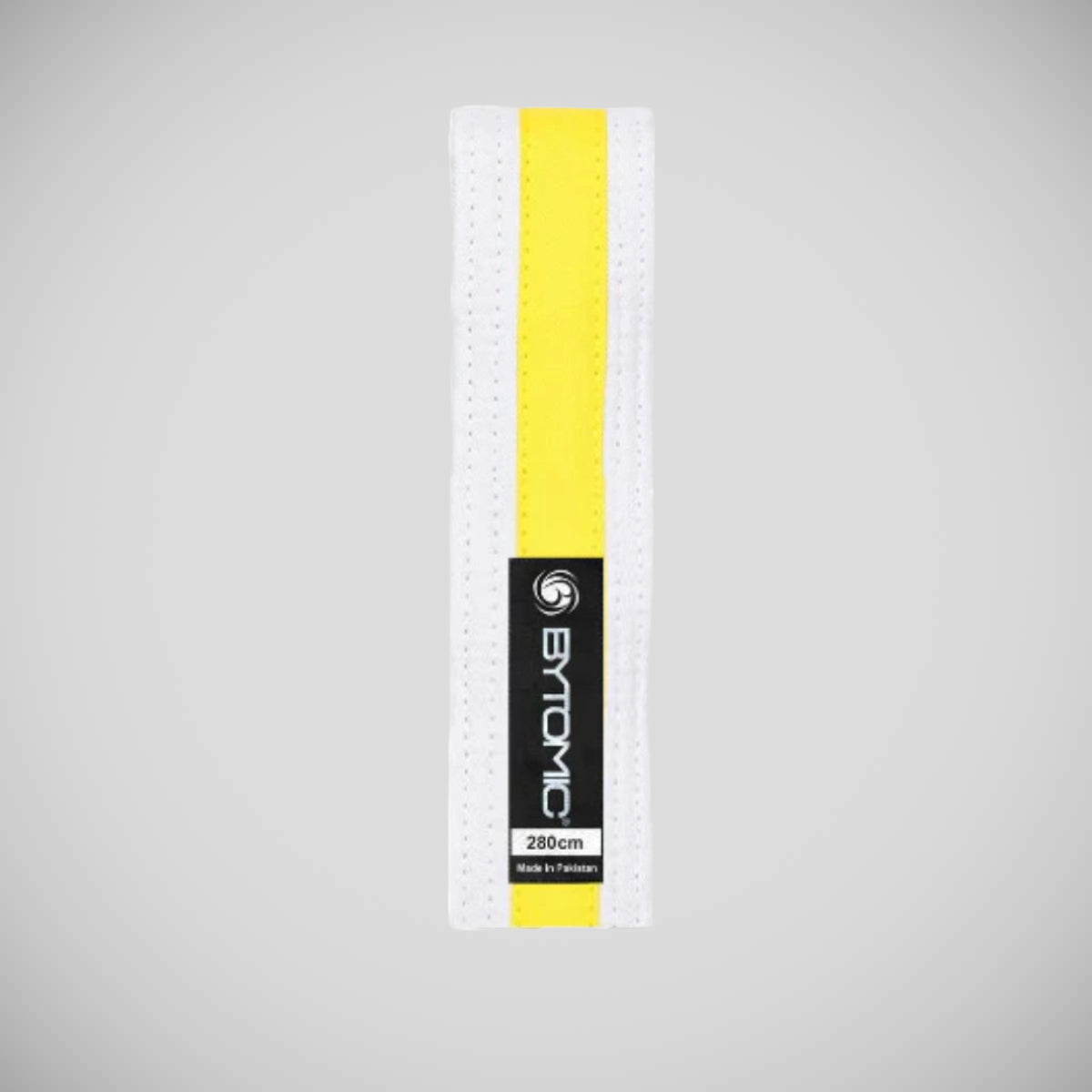 White/Yellow Bytomic Kids Velcro Martial Arts Belt