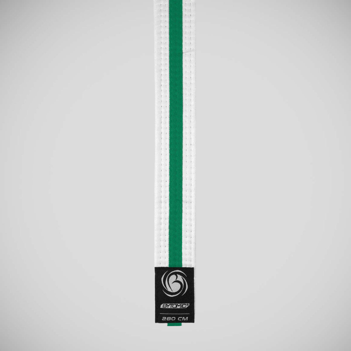 White/Green Bytomic Striped Polycotton Martial Arts Belt Pack of 10