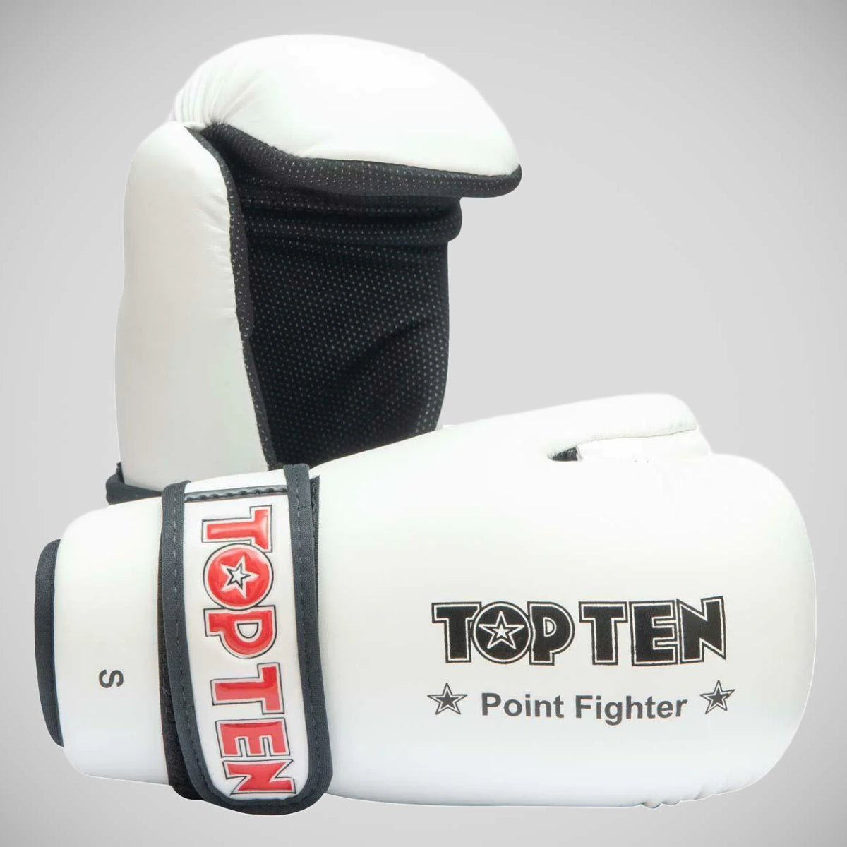 White Top Ten Pointfighter Glove