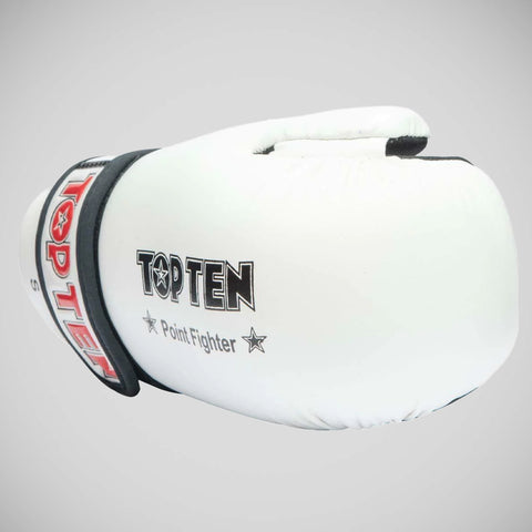 White Top Ten Pointfighter Glove