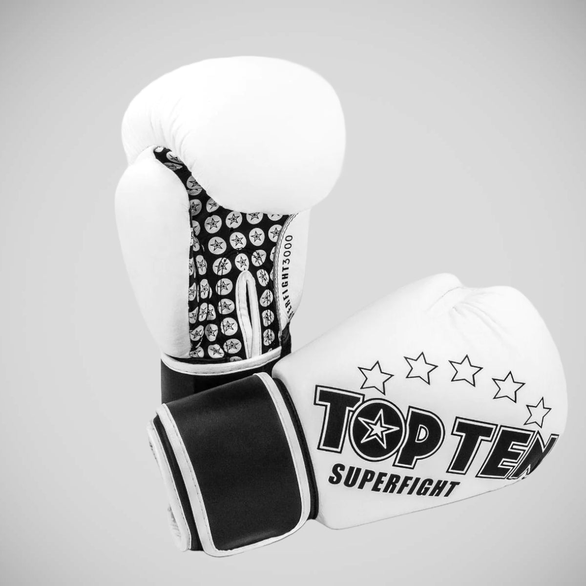 White Top Ten Superfight Boxing Gloves