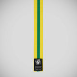 Yellow/Green Bytomic Striped Polycotton Martial Arts Belt Pack of 10