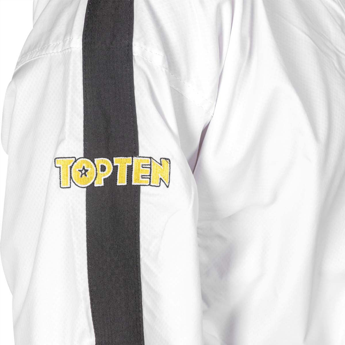 White Top Ten ITF Master Instructor Gold Edition Dobok