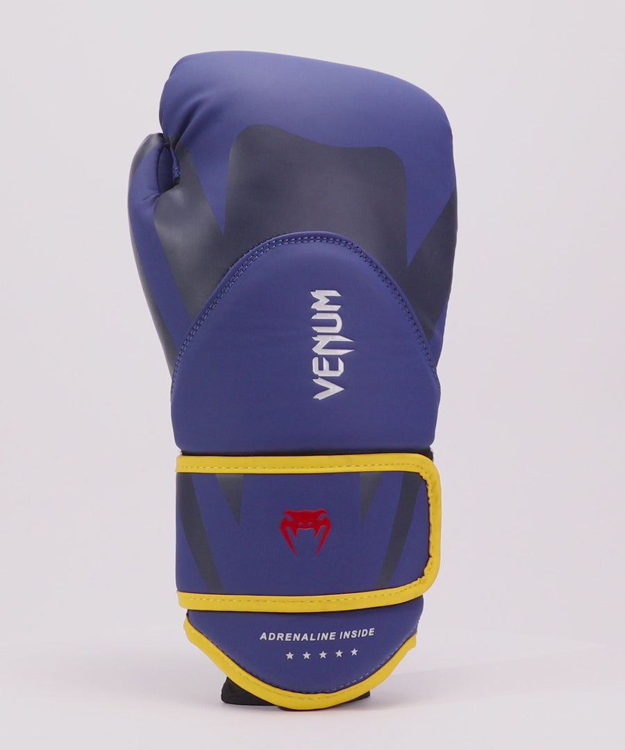 Venum Challenger 4.0 Boxing Gloves Blue/Yellow