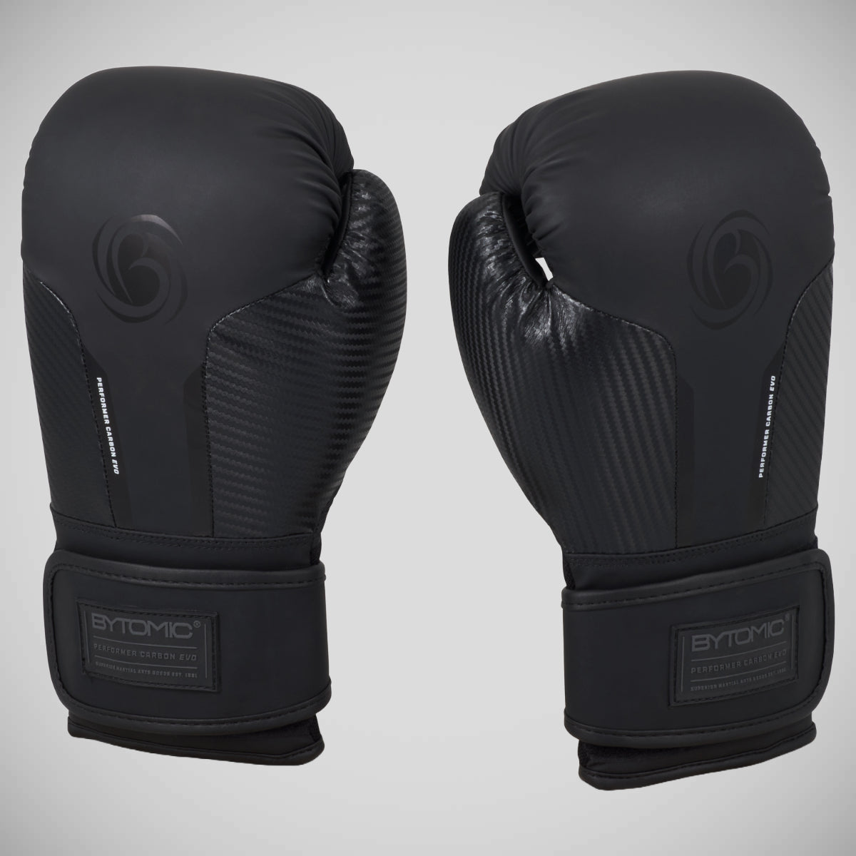 Black/Black Bytomic Performer Carbon Evo Boxing Gloves