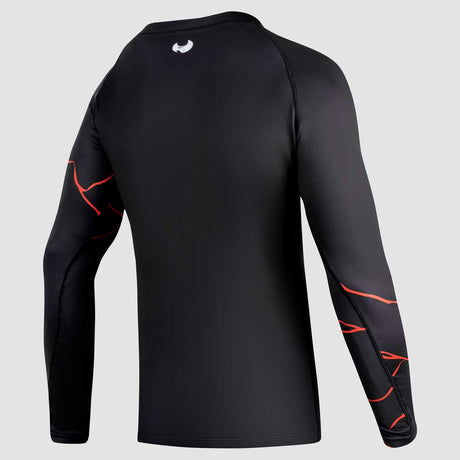 Black/Red Fumetsu Kintsugi Long Sleeve Rash Guard