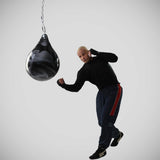 Black/Silver Aqua 15" 75lb Energy Punching Bag