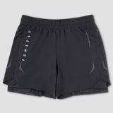 Fumetsu Ghost MK2 Dual Layer Fight Shorts - Black FUM-0213BK