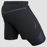 Fumetsu Ghost MK2 Dual Layer Fight Shorts - Black FUM-0213BK