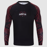 Black/Red Fumetsu Berserker Long Sleeve Rash Guard