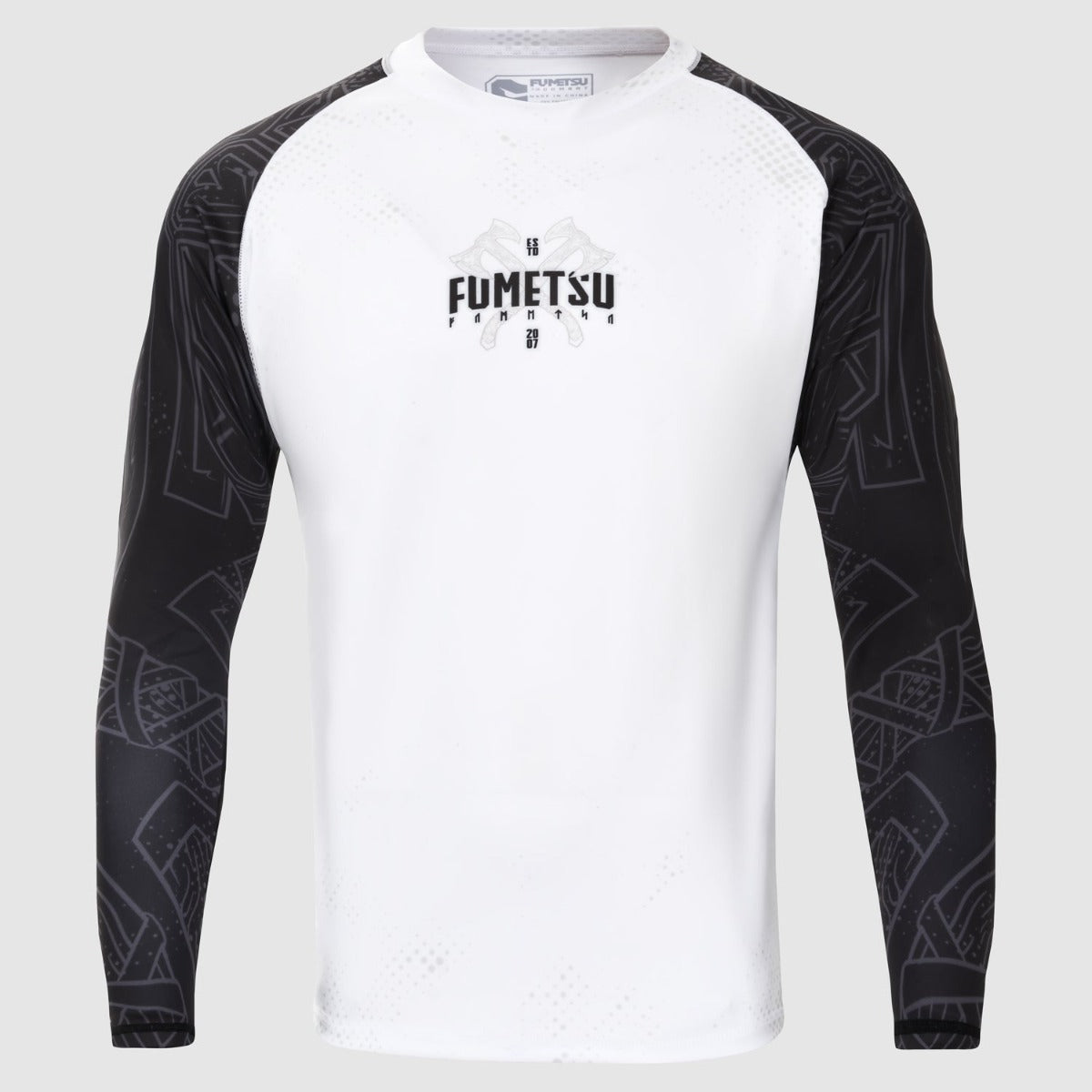 White/Black Fumetsu Berserker Long Sleeve Rash Guard