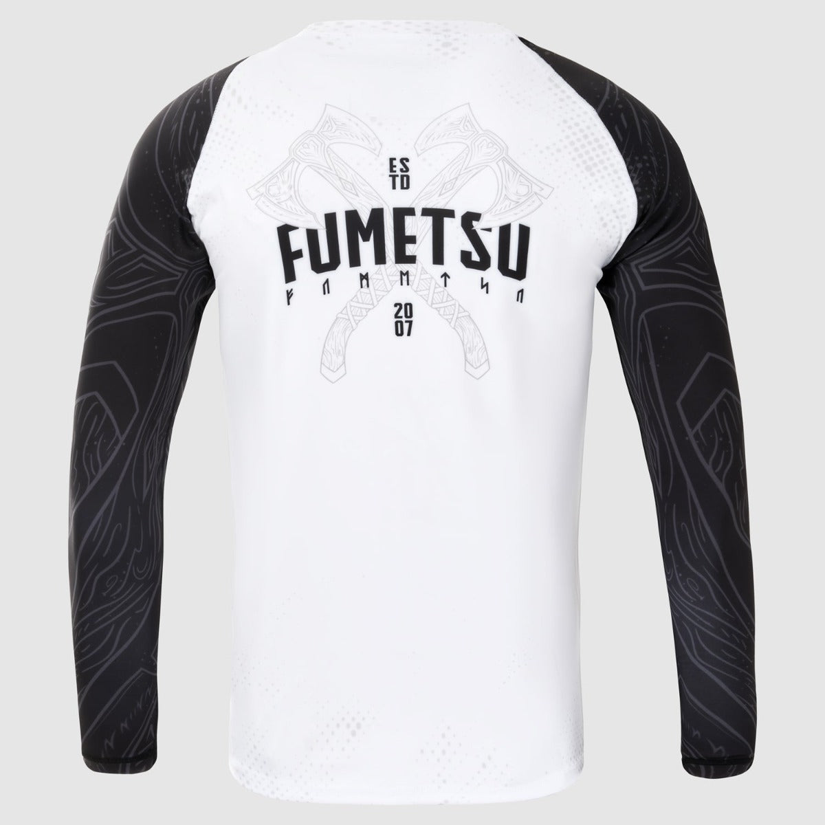 White/Black Fumetsu Berserker Long Sleeve Rash Guard