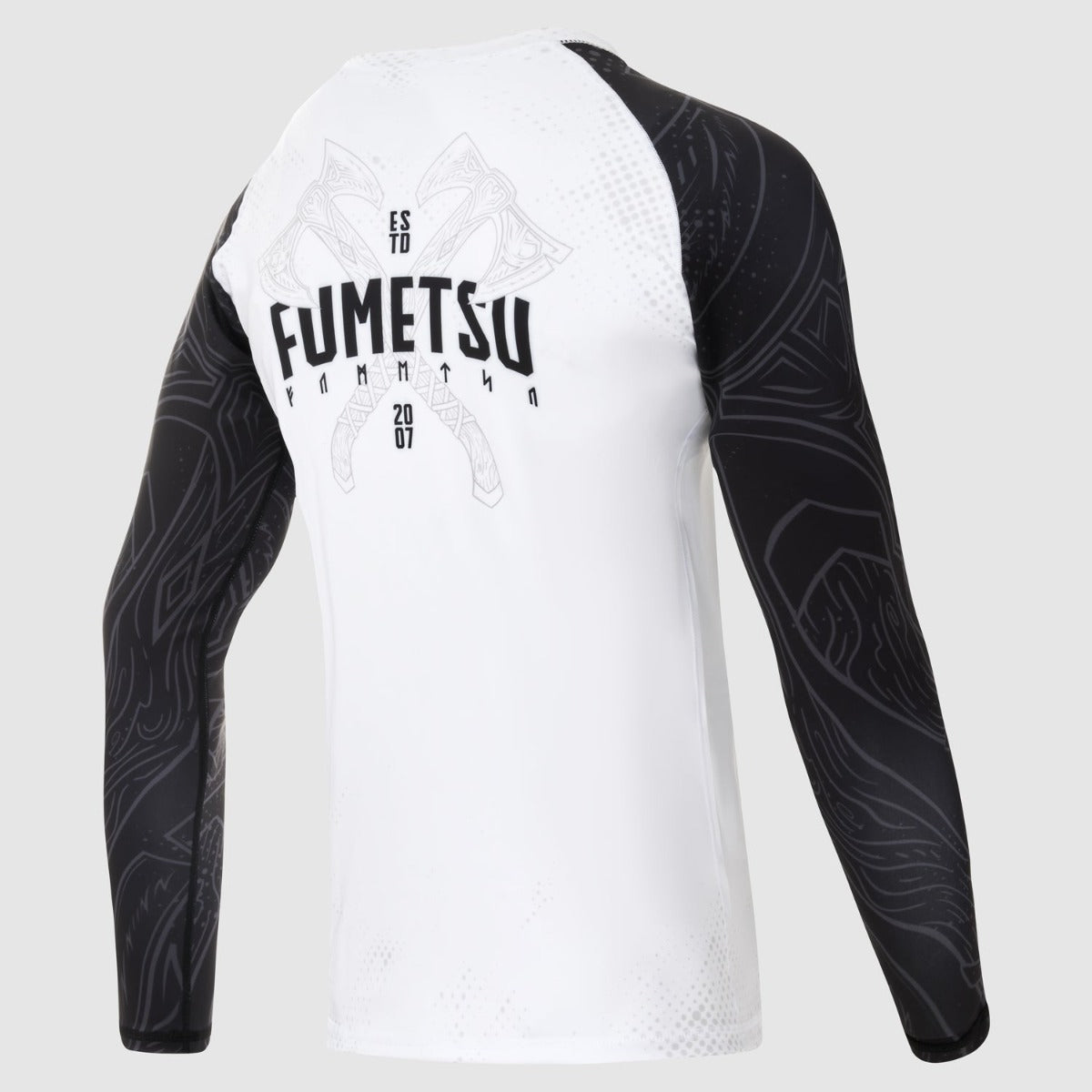 White/Black Fumetsu Berserker Long Sleeve Rash Guard