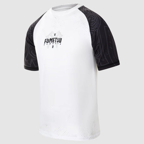 White/Black Fumetsu Berserker Short Sleeve Rash Guard