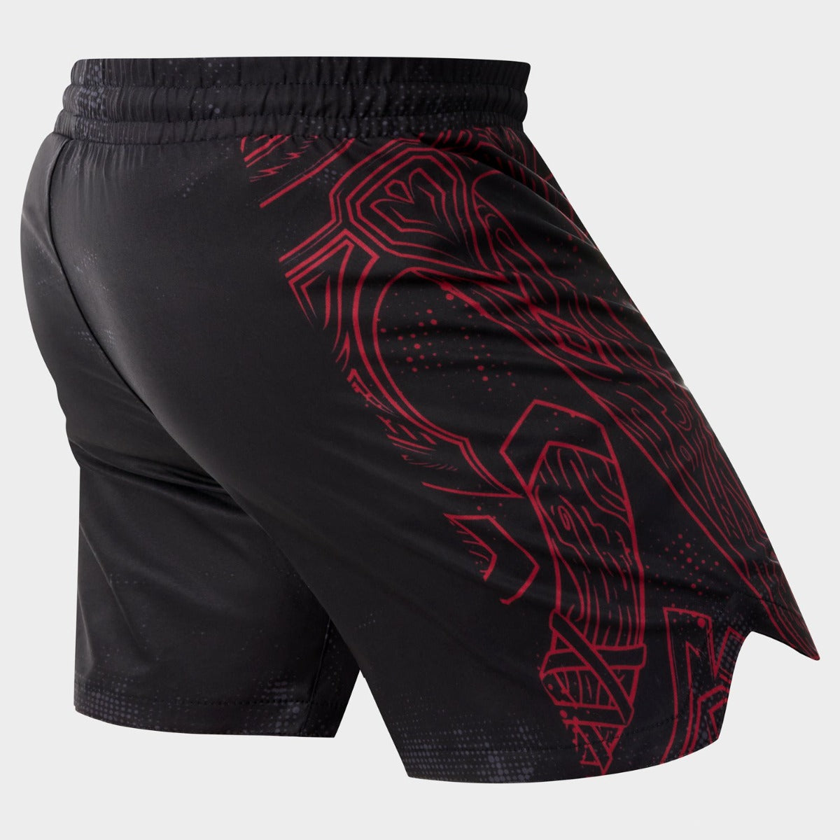 Black/Red Fumetsu Berserker V-Lite Fight Shorts