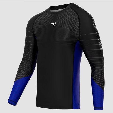 Black/Blue Fumetsu Competitor MK2 Long Sleeve Rash Guard