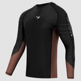 Black/Brown Fumetsu Competitor MK2 Long Sleeve Rash Guard