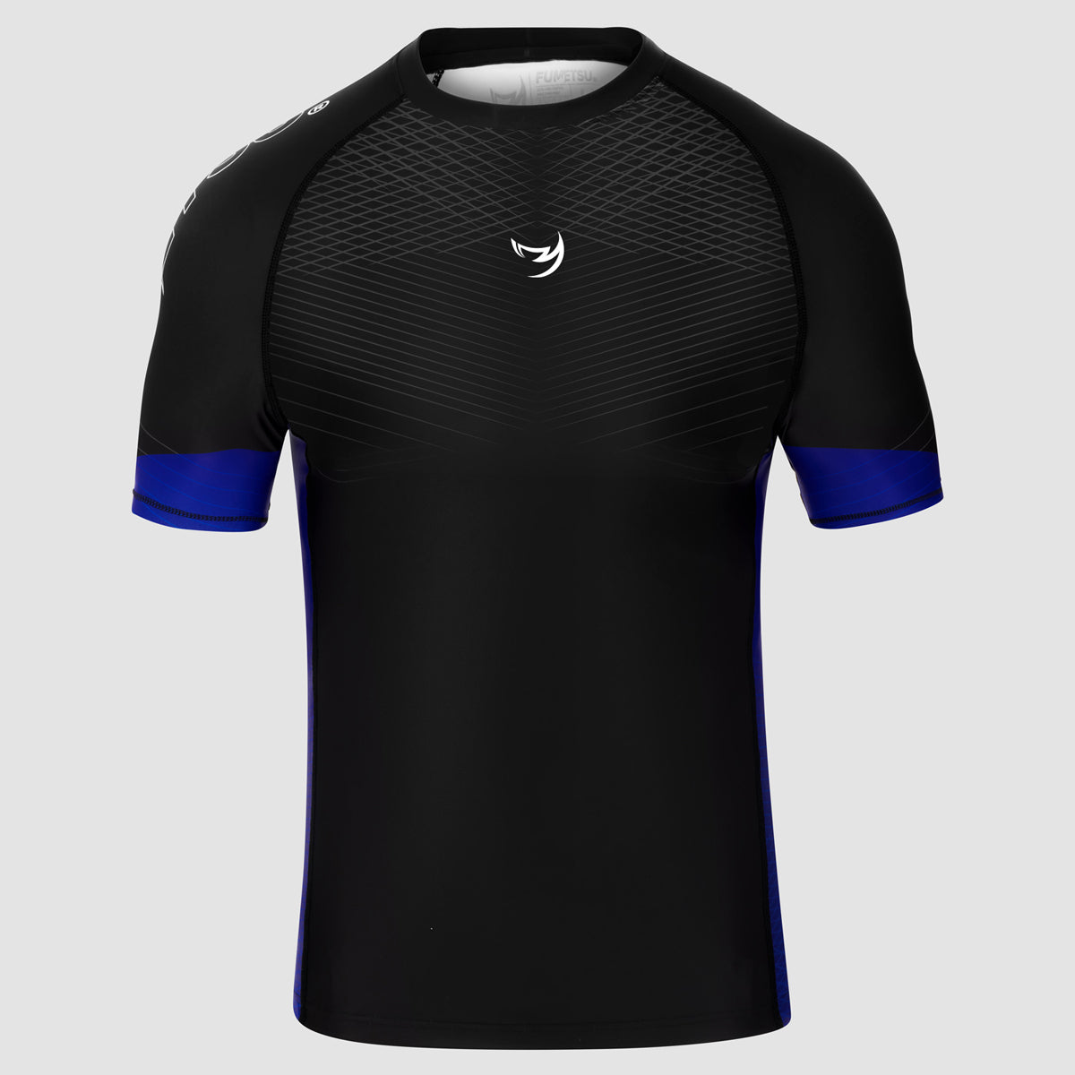 Black/Blue Fumetsu Competitor MK2 Short Sleeve Rash Guard