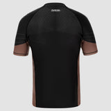 Black/Brown Fumetsu Competitor MK2 Short Sleeve Rash Guard